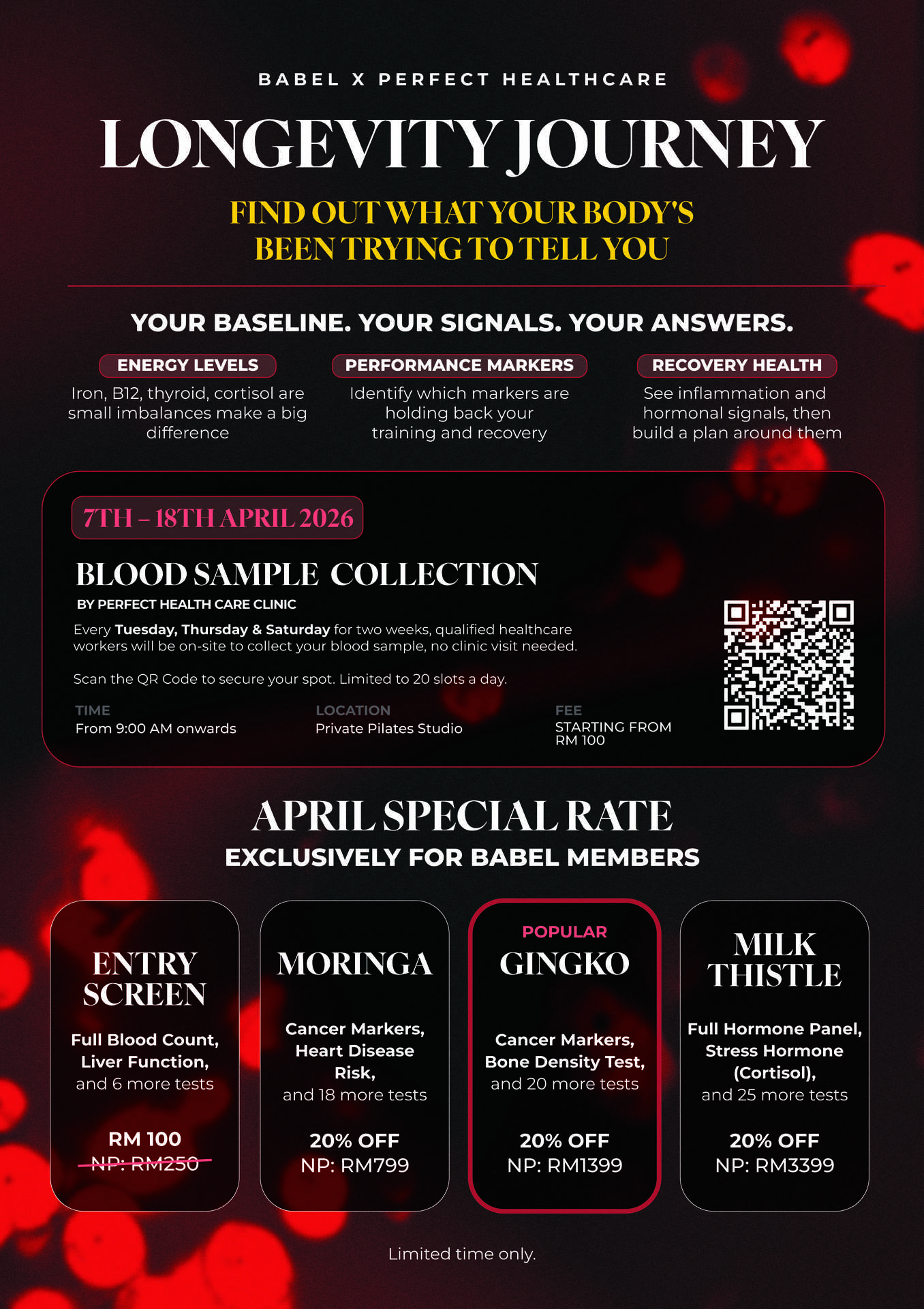 Babel x Perfect Healthcare — Blood Test Programme